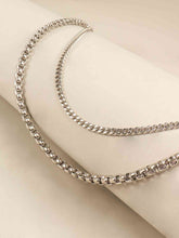 Load image into Gallery viewer, Double-Layered Metal Chain Belt
