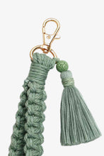 Load image into Gallery viewer, Wristlet Keychain with Tassel
