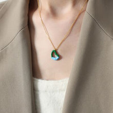 Load image into Gallery viewer, Heart Pendant Titanium Steel Necklace
