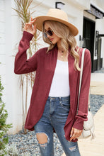 Load image into Gallery viewer, Open Front Long Sleeve Longline Cardigan

