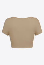 Load image into Gallery viewer, Square Neck Ribbed Crop Top
