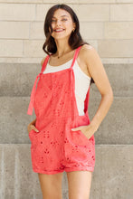 Load image into Gallery viewer, Davi &amp; Dani Playful Mindset Full Size Crochet Romper
