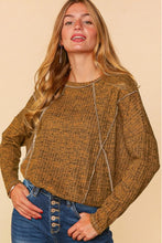 Load image into Gallery viewer, Haptics Full Size Exposed Seam Dolman Sleeve Ribbed Top
