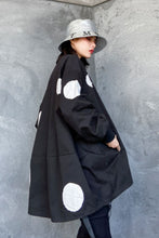 Load image into Gallery viewer, Large Scale Polka Dot Zip Up Jacket
