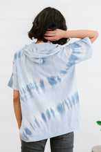 Load image into Gallery viewer, Sew In Love Watching Clouds Full Size Run Tie-Dye Short-Sleeved Hoodie
