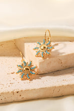 Load image into Gallery viewer, Turquoise Sun Drop Earrings
