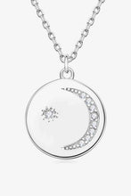 Load image into Gallery viewer, Moissanite Round Pendant Necklace
