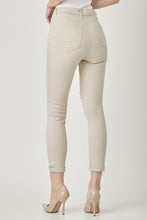 Load image into Gallery viewer, RISEN Distressed Skinny Jeans in Khaki
