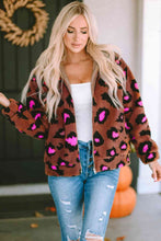 Load image into Gallery viewer, Leopard Zip-Up Jacket
