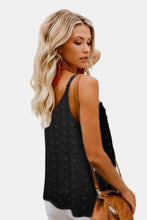 Load image into Gallery viewer, Swiss Dot V-Neck Buttoned Cami
