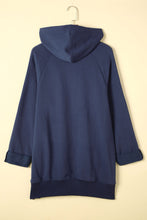 Load image into Gallery viewer, Side Slit Raglan Sleeve Hoodie

