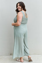 Load image into Gallery viewer, HEYSON Watch Me Full Size Crochet Detail Jumpsuit
