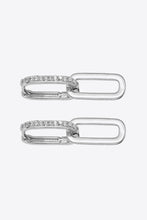 Load image into Gallery viewer, Cubic Zirconia Link Earrings
