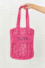 Load image into Gallery viewer, Fame Tropic Babe Staw Tote Bag
