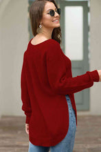 Load image into Gallery viewer, Round Neck Ribbed Knit Top
