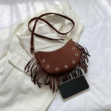 Load image into Gallery viewer, Fringe Detail Crossbody Bag
