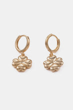 Load image into Gallery viewer, Clover Huggie Hoop Earrings
