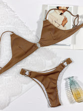 Load image into Gallery viewer, Plunge Spaghetti Strap Swim Set
