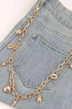 Load image into Gallery viewer, Sea Element Charm Iron Chain Belt
