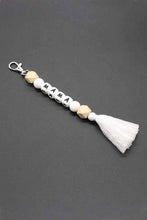 Load image into Gallery viewer, Assorted 2-Pack Mama Beaded Tassel Keychain
