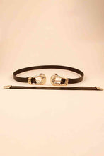 Load image into Gallery viewer, Double Buckle PU Leather Belt
