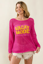 Load image into Gallery viewer, BiBi VACAY MODE Embroidered Knit Cover Up
