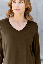 Load image into Gallery viewer, Basic Bae Full Size V-Neck Long Sleeve Top
