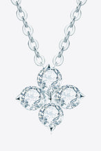 Load image into Gallery viewer, Moissanite Four Leaf Clover Pendant Necklace
