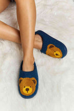 Load image into Gallery viewer, Melody Teddy Bear Print Plush Slide Slippers
