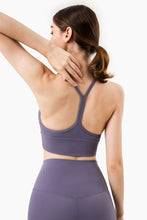 Load image into Gallery viewer, Breathable Racerback Halter Neck Sports Bra
