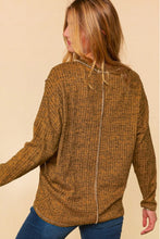 Load image into Gallery viewer, Haptics Full Size Exposed Seam Dolman Sleeve Ribbed Top
