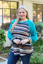 Load image into Gallery viewer, Celeste Design Full Size Striped Long Sleeve Top
