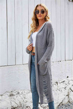 Load image into Gallery viewer, Open Front Long Sleeve Hooded Cardigan
