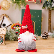 Load image into Gallery viewer, MERRY CHRISTMAS Faceless Gnome
