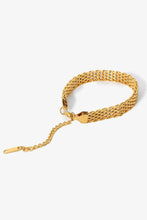 Load image into Gallery viewer, 18K Gold-Plated Wide Chain Bracelet
