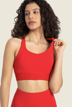 Load image into Gallery viewer, Feel Like Skin Racerback Halter Neck Sports Bra
