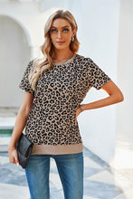 Load image into Gallery viewer, Leopard Print Short Sleeve Tee
