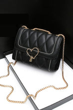 Load image into Gallery viewer, Heart Buckle PU Leather Crossbody Bag
