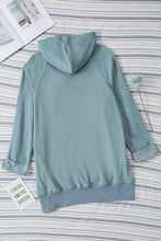 Load image into Gallery viewer, Side Slit Raglan Sleeve Hoodie
