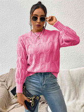 Load image into Gallery viewer, Round Neck Long Sleeve Sweater
