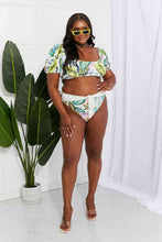 Load image into Gallery viewer, Marina West Swim Vacay Ready Puff Sleeve Bikini in Floral
