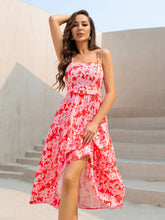 Load image into Gallery viewer, Floral Spaghetti Strap Tiered Dress
