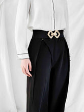 Load image into Gallery viewer, Geometric Buckle Elastic Wide Belt
