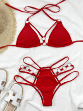 Load image into Gallery viewer, Cutout Halter Neck Two-Piece Bikini Set
