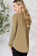 Load image into Gallery viewer, Zenana Full Size V-Neck Long Sleeve T-Shirt
