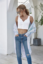 Load image into Gallery viewer, Tie-Dye Open Front Longline Cardigan
