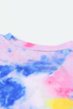 Load image into Gallery viewer, Girls Tie-Dye Twist Front Long Sleeve Top
