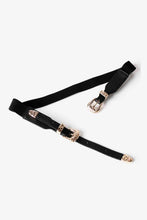 Load image into Gallery viewer, Double Buckle PU Leather Belt

