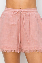 Load image into Gallery viewer, HYFVE Drawstring Frayed Shorts
