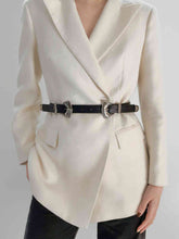 Load image into Gallery viewer, Double Buckle PU Leather Belt
